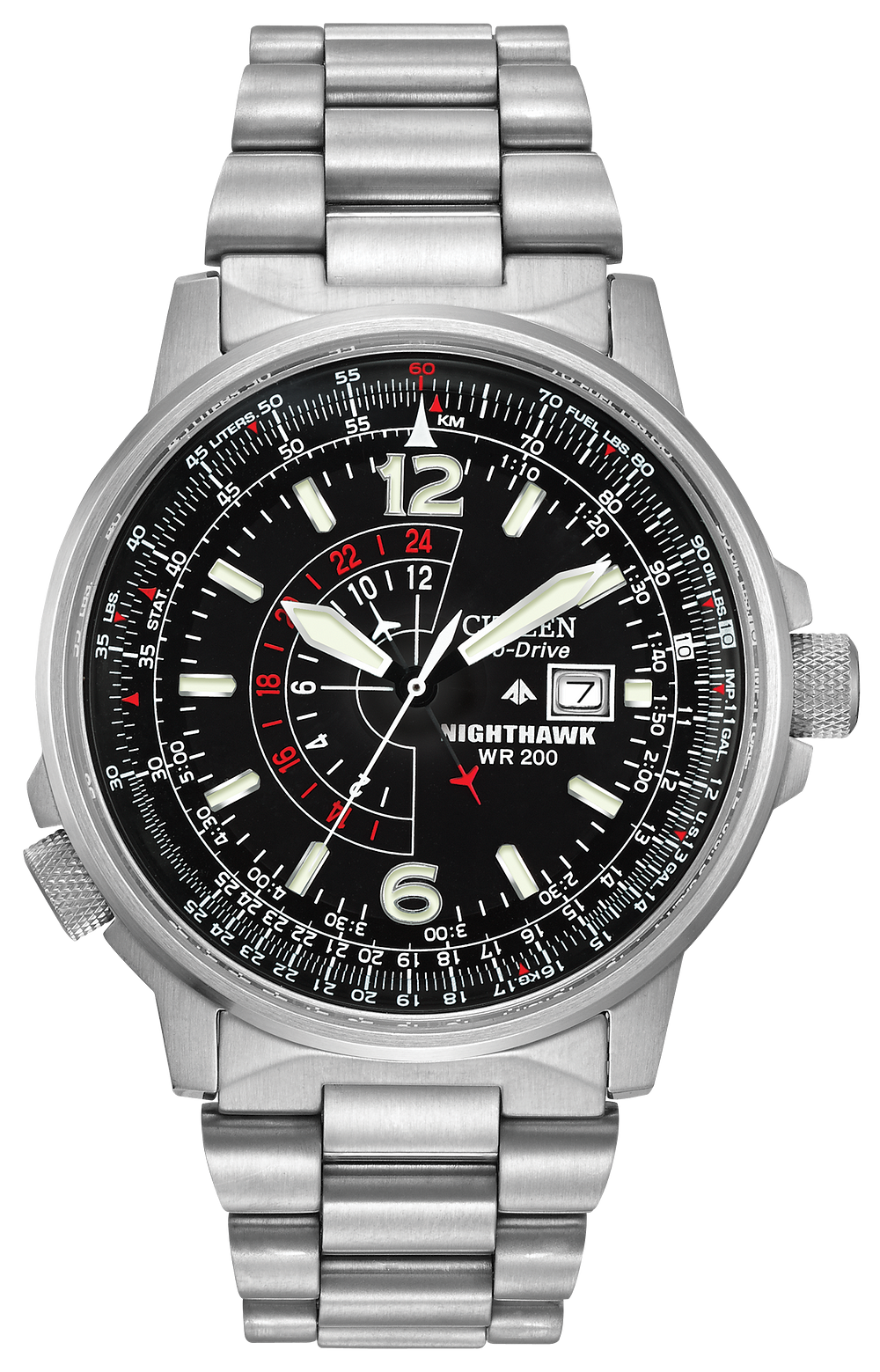 Promaster Nighthawk - Men's BJ7000-52E Dual Time Flight Watch | Citizen